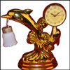 Dolphin Clock cum Lamp - Click here to View more details about this Product